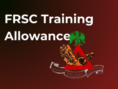 FRSC Training Allowance