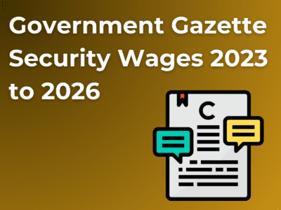 Government Gazette Security Wages 2023 to 2026